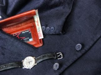 Warm-Tone Pocket Wallet