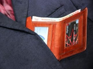 Warm-Tone Pocket Wallet